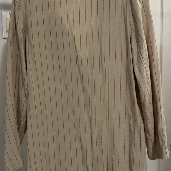 Sage The Label Set - Pants and Blazer/Dress - Size Small - Neutral Pinstripe - Picture 4 of 13